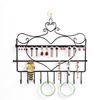 Picture of Heart Themed  Wall Mount Jewelry Organizer Earring Display Rack Holder - HJ101