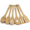 Picture of HUJI Bamboo Wooden Kitchen Cooking Utensils Gadget Set of 6 - HJ094