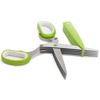 Picture of HUJI 5 Blade Herb Scissors Stainless Steel Multi Blade Shears Herb Cutter -HJ053