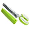 Picture of HUJI 5 Blade Herb Scissors Stainless Steel Multi Blade Shears Herb Cutter -HJ053