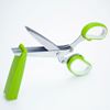 Picture of HUJI 5 Blade Herb Scissors Stainless Steel Multi Blade Shears Herb Cutter -HJ053