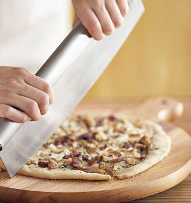 Picture of HUJI Stainless Steel  Rocker Style Pizza Cutter - HJ008