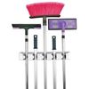 Picture of Huji® Magic Holder 5-position Wall Organizer Plastic Mop, Broom and Long-handled Tool - HJ124