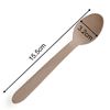 Picture of HUJI Eco- Friendly Wooden Spoons - Disposable Wood Cutlery Silverware - HJ139