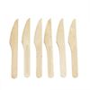 Picture of HUJI Wooden Knives - Disposable Wood Cutlery Silverware 1Set = 50ct - HJ138