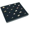 Picture of HUJI Glass Top Ring Display Showcase With 36 Slot Velvet Insert Liner Jewelry Organizer - HJ172