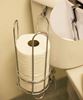 Picture of HUJI Chrome Finish Toilet Paper Roll Holder Rack Storage (1, Chrome) - HJ1041
