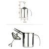Huji Home Products. HUJI Double Mesh Stainless Steel Milk Frother  Cappuccino Latte Foam Maker - HJ193