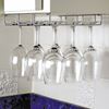 Picture of HUJI Under Cabinet Stemware Rack Storage Organization (1, Chrome) - HJ216