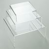 Picture of Clear Medium Low Profile Set of 3 Acrylic Risers Display Stands - HJ335_1PK