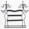 Picture of HUJI Two Lady Jewelry Organizer Stand:  Earrings, Necklaces, Bracelets - HJ347