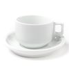 Picture of Porcelain 3.2 oz. Espresso Turkish Coffee Cups and Saucers (4 Cups, 4 Saucers) - HJ142CS_1PK