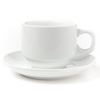 Picture of Huji Porcelain 4 oz. Espresso Turkish Coffee Cups and Saucers (4 Cups, 4 Saucers) - HJ318CS_1PK