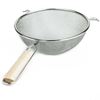 Picture of Huji Stainless Steel Fine 8" Double Mesh Strainer Colander Sifter w/ Wooden Handle - HJ146
