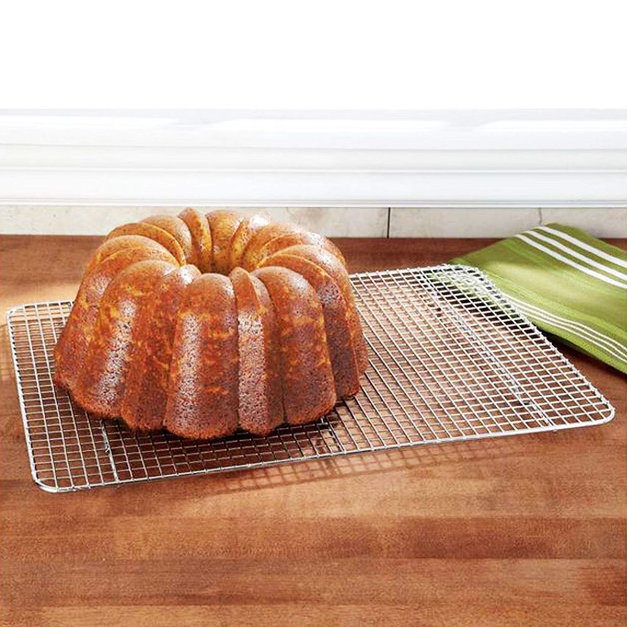 Huji Home Products. Huji Wire Chrome Plated Steel Cooling Rack Oven