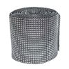 Picture of HUJI Diamond Silver Rhinestone Mesh Ribbon Wrap for Wedding Decorations - HJ323