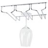 Picture of HUJI Under Cabinet Stemware Rack Storage Organization (1, Chrome) - HJ216