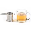 Picture of HUJI Mesh Non-Magnetic Stainless Steel Lead Free Tea Infuser Strainer Set w/ Handle & Lid - HJ340