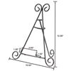 Picture of HUJI 12" Iron Display Stand Holder for Home Kitchen Decoration - HJ274