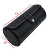 Picture of HUJI Black Leatherette Portable Watch Traveler's Roll Organizer Holder - HJ343