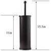 Picture of HUJI Rust Resistant Bronze Toilet Brush Holder with Lid - HJ342