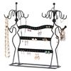 Picture of HUJI Two Lady Jewelry Organizer Stand:  Earrings, Necklaces, Bracelets - HJ347