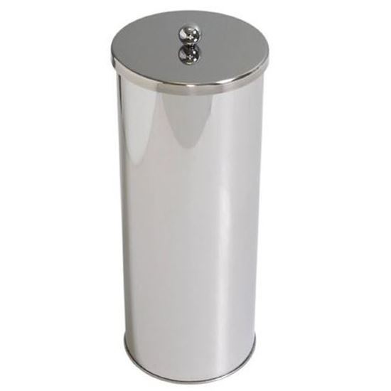 HUJI Rust Resistant Stainless Steel Toilet Paper Roll Canister Holder  w/Removable Base for Bathroom Storage - Polished - On Sale - Bed Bath &  Beyond - 38446365