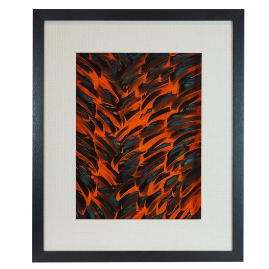 Picture of Feather Lavafall Shadow Box Wall Décor (MS30546B) 19.69" L x 23.62" H