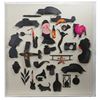 Picture of 1940s Silhouette Shadow Box Wall Décor (MS38537) 31.50" L x 31.50" H