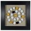 Picture of Ceramic Egg Shell Shadow Box Wall Décor  (MS24700B) 23.62"H X 23.62"L