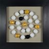 Picture of Ceramic Egg Shell Shadow Box Wall Décor  (MS24700B) 23.62"H X 23.62"L