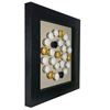 Picture of Ceramic Egg Shell Shadow Box Wall Décor  (MS24700B) 23.62"H X 23.62"L