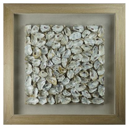 Picture of Oyster Cluster Shadow Box Wall Décor (MS30149B) 23.62" L x 23.62" H