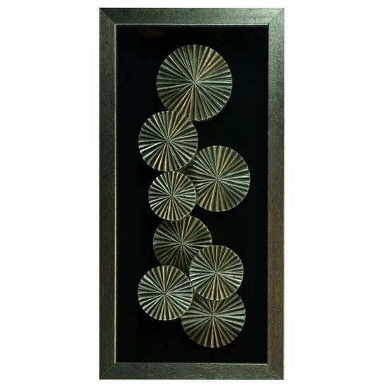 Picture of Mechanical Gears Shadow Box Wall Décor (MS24635) 23.62" L x 11.81" H