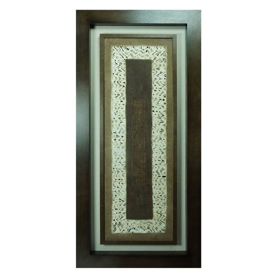 Picture of Abstract Papier-Mâché Art Shadow Box Wall Décor (MS22057B) 59.06" L x 27.56" H