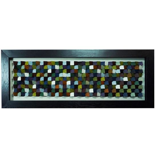 Picture of Edges 3D Geometric Shadow Box Wall Décor (MS22717) 63.00" L x 23.62" H