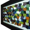 Picture of Edges 3D Geometric Shadow Box Wall Décor (MS22717) 63.00" L x 23.62" H