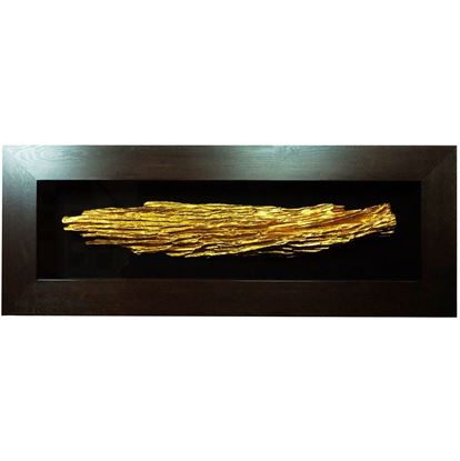 Picture of Golden Tree Bark Shadow Box Wall Décor (MS24841B)  23.62" L x 62.99" H