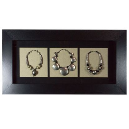 Picture of Ethnic Necklaces Shadow Box Wall Décor (MS11378A) 47.24" L x 23.62" H