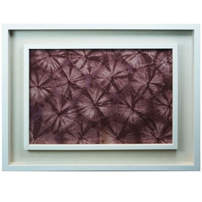 Picture of Maroon Tie Dyed Shadow Box  (MS22320C) 27.56" L x 35.43" H