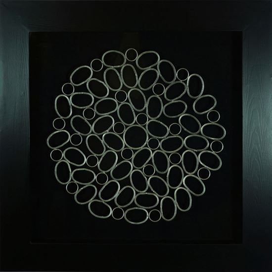 Picture of Ovals & Circles Geometric Shadow Box Wall Décor (MS16712)  35.43" L x 35.43" H