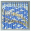 Picture of Color Splash on Xuan Paper Shadow Box Wall Décor (Blue) (MS55125A) 19.69" L x 19.69" H