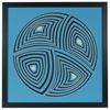 Picture of Multi-layered Geometry Art Shadow Box Wall Décor (MS55913B) 21.65" L x 21.65" H