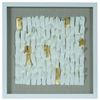 Picture of White Clay Shadow Box Wall Décor (MS56028B) 23.62" L x 23.62" H