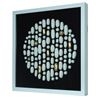 Picture of White Clay Beads Shadow Box Wall Décor (MS56035A) 23.62" L x 23.62" H