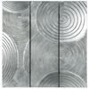 Picture of Abstract Silver Pine Wood Plaque Wall Décor  (MS18894) 35.43” x 35.43”