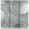 Picture of Abstract Silver Pine Wood Plaque Wall Décor  (MS18894) 35.43” x 35.43”