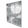 Picture of Abstract Silver Pine Wood Plaque Wall Décor  (MS18894) 35.43” x 35.43”