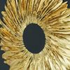 Picture of Golden Feather Wreath Shadow Box Wall Décor (MS30039) 35.43” x 35.43”