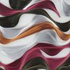 Picture of Silk Waves Paper Quilling Shadow Box Wall Décor  (MS36256A) 31.50” x 31.50”